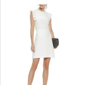 Laurena Pleat-Detail Mini Dress (New) -- XS